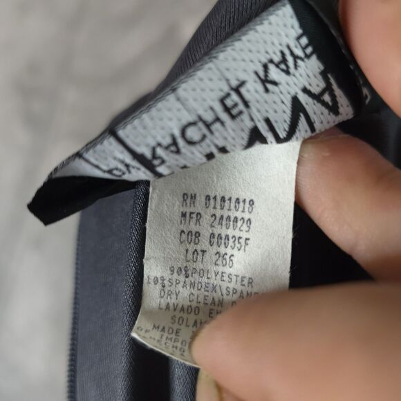 Arianna by Rachel Kaye Gray Velvet Glitter Maxi Dress 90s Y2K Formal Glam Sz 10 - Picture 7 of 9